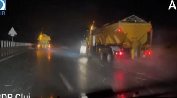 ninsori si viscol in mai multe zone ale tarii  traficul ar putea fi inchis pe mai multe drumuri   video