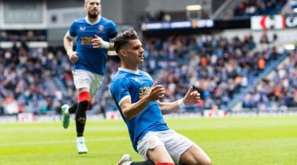 rangers aberdeen ianis hagi a marcat primul sau gol in 2022 video