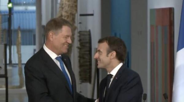 klaus iohannis saluta anuntul lui emmanuel macron despre prezenta militara sporita in romania
