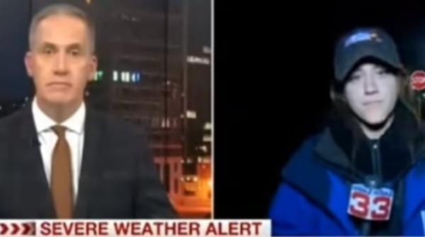 o jurnalista lovita cu masina in timpul unei transmisiuni live video