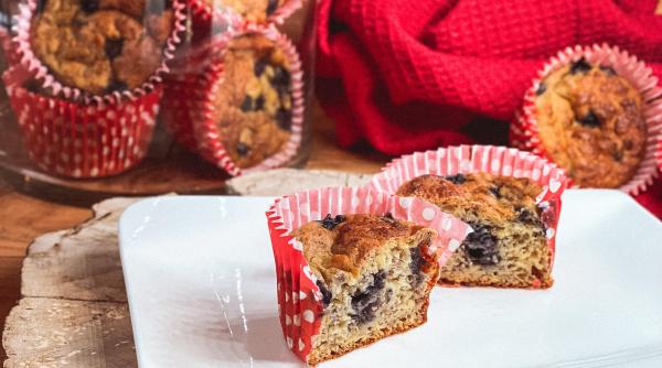 briose cu afine un desert sanatos si delicios sunt gata rapid reteta de raluca rotariu