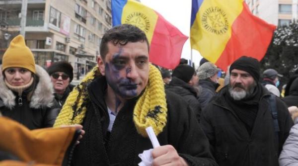 george simion stropit cu cerneala dupa acest episod anuntam politia si jandarmeria ca urmeaza o alta stropire de proportii