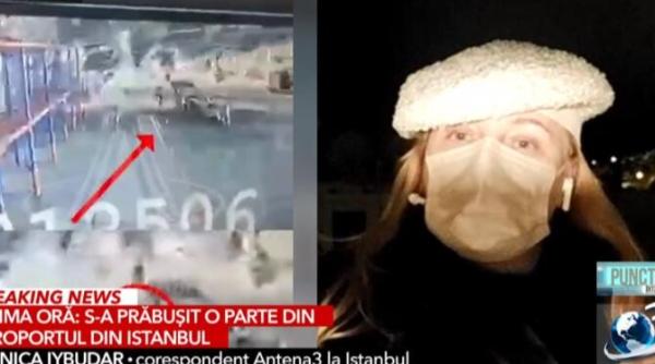 o parte din aeroportul din istanbul s a prabusit