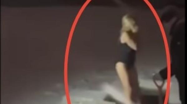 o rusoaica de negasit dupa ce a sarit intr un lac inghetat copiii femeii erau acolo mama mama nu video