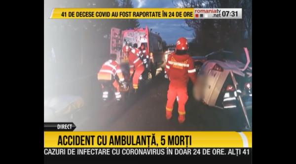 accident cu o ambulanta in iasi cinci persoane au murit