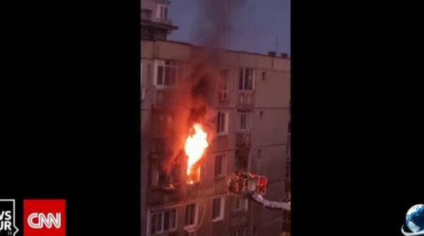 incendiu in sectorul 5 al capitalei un apartament a luat foc
