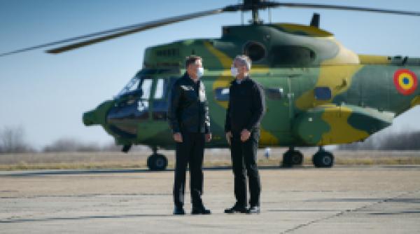 iohannis am discutat cu jens stoltenberg despre lucrari de infrastructura militara care nu s au mai facut sub egida nato