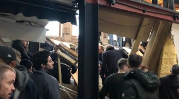 podeaua unui bar londonez a cedat ranind 13 persoane