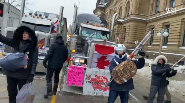 seful politiei din ottawa peter sloly a demisionat capitala canadei a fost blocata de protestatarii impotriva vaccinarii obligatorii