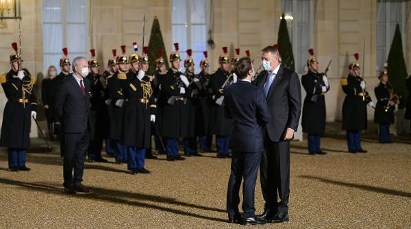 ce a vorbit iohannis cu macron la dineul din paris
