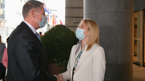 klaus iohannis intrevedere cu presedintele parlamentului european roberta metsola in marja summitului ue uniunea africana de la bruxelles