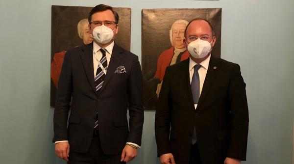 bogdan aurescu discutie cu ministrul de externe al ucrainei romania asigurari ca va sprijini ucraina