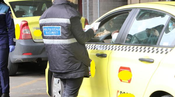 razie a politiei printre taximetristii din bucuresti