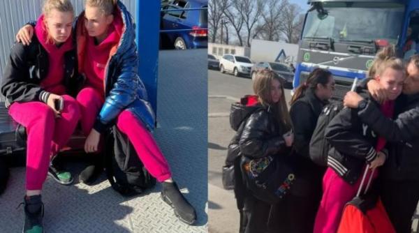 jucatoarea de tenis daiana yastremska si sora mai mica refugiate in romania mami tati va iubim foarte mult aveti grija de voi