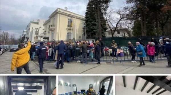 florin citu a mers sa discute cu refugiatii de la ambasada ucrainei care au fost adapostiti in sediul pnl cabinetul sau parlamentar transformat in gradinita