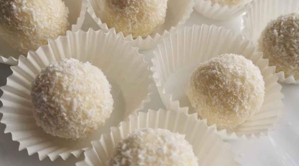 bomboane raffaello reteta cu lapte praf