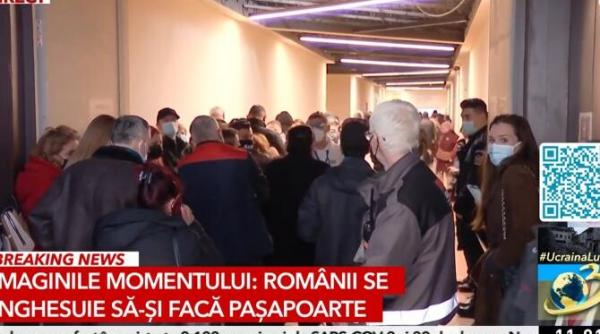 romanii se inghesuie sa si faca pasapoarte chirieac este una dintre consecintele razboiului de la granita