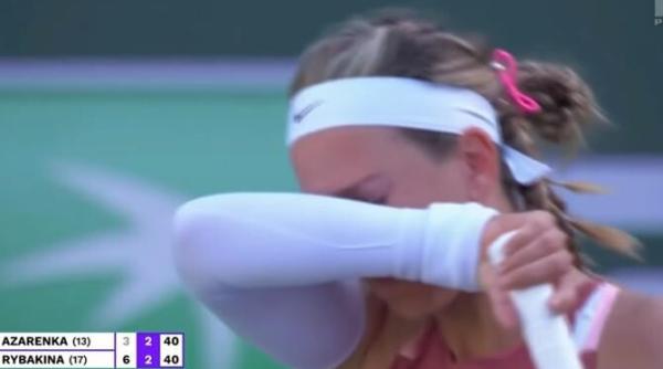 bielorusa viktoria azarenka in lacrimi pe terenul de tenis m am saturat de toate astea