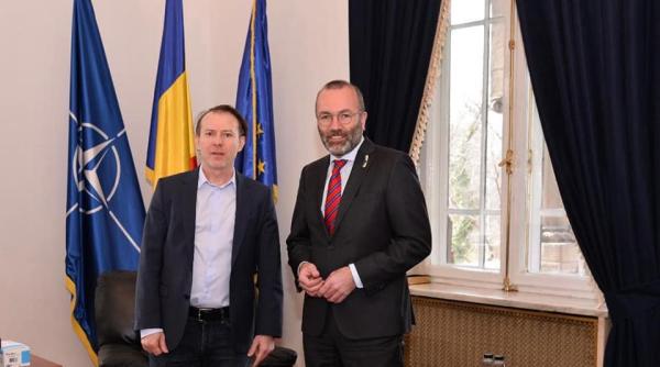 florin citu discutii cu presedintele ppe manfred weber despre situatia din ucraina