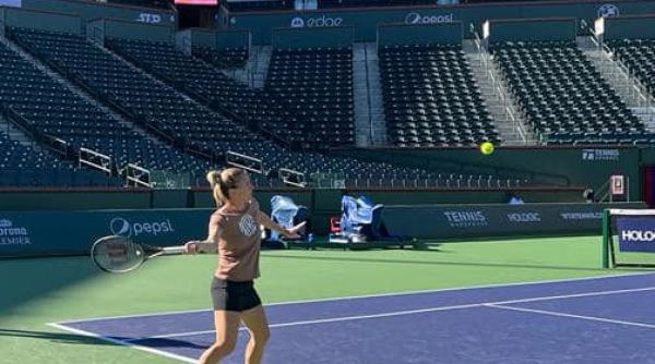 simona halep bandajata inainte de wta miami se poate agrava cu jocul