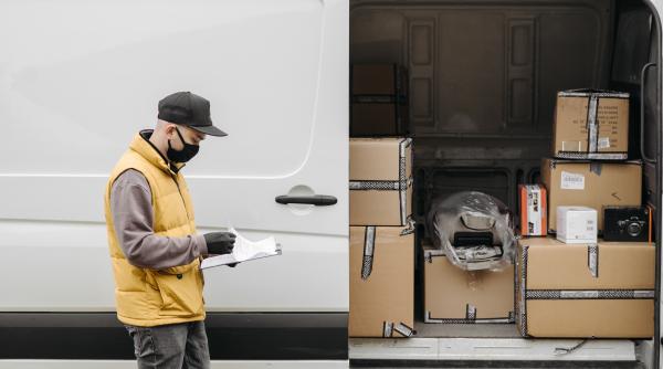 gunoaie trimise pe camp prin curier la brasov