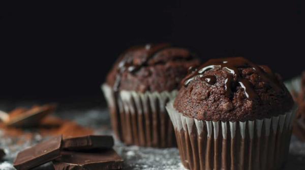 briose de post cu ciocolata cea mai usoara reteta