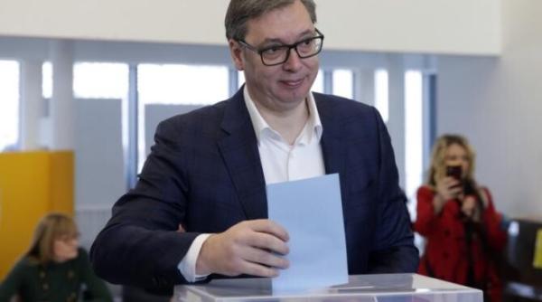 alegeri serbia vucic revendica o victorie zdrobitoare la prezidentiale