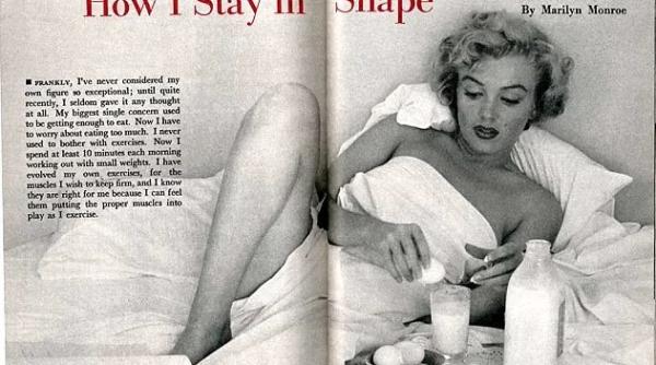 dieta lui marilyn monroe in fiecare dimineata spargea doua oua crude in lapte si le bea pe stomacul gol