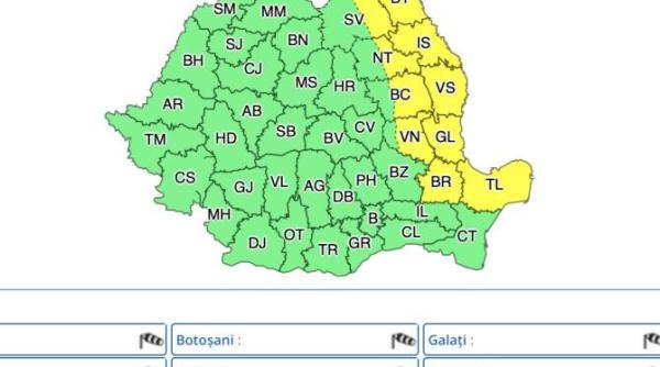 se schimba vremea temperaturi negative anm informare de ultim moment cod galben prognoza speciala pentru bucuresti