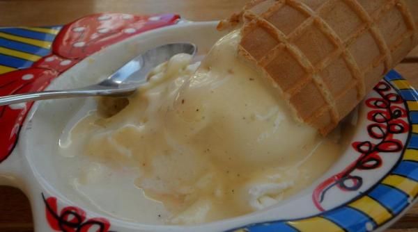 multi fac asta dar nu stiu cat de nociv este ce se intampla daca recongelezi inghetata dupa ce s a topit