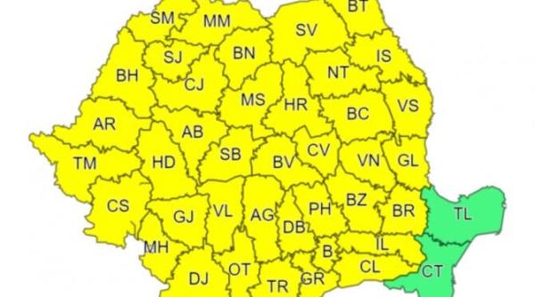 alerta meteo generala in aproape toata tara urmeaza ploi abundente pana joi seara
