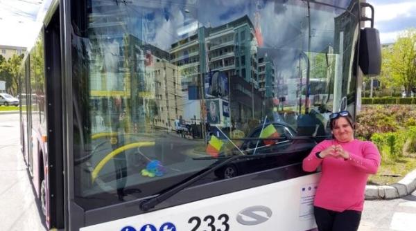 narcisa crisan o floare electrica in traficul din cluj ce inseamna sa conduci zilnic mii de oameni in siguranta cu autobuzul foto