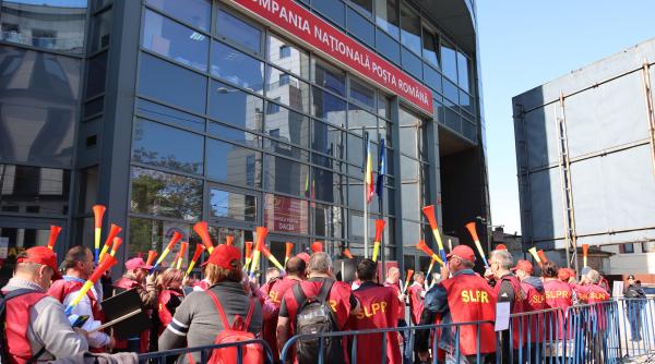 miting al liderilor sindicatului din posta romana care sunt revendicarile