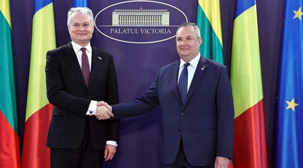 premierul nicolae ciuca intalnire cu presedintele lituaniei discutii despre ucraina si problemele din sectorul energetic
