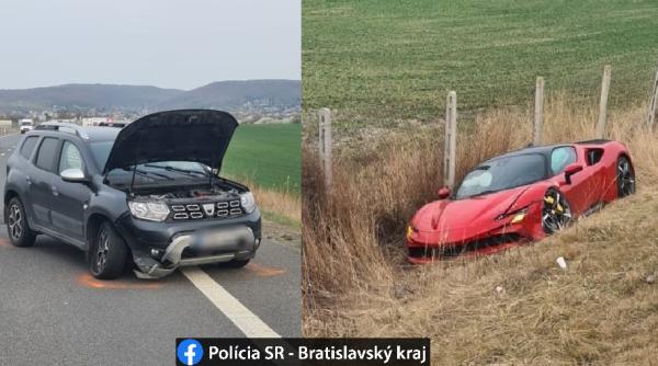 super car dacia duster izbeste ferrari scor 1 0 dupa ce bolidul a sfarsit intr un sant