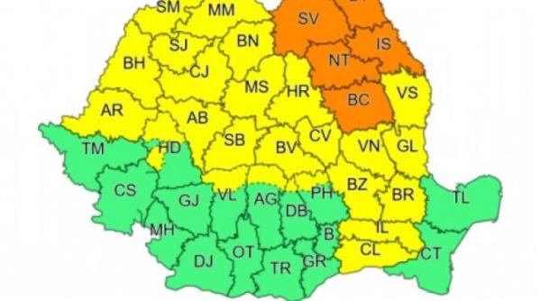 cod galben de ceata in centrul romaniei sunt afectate cinci judete