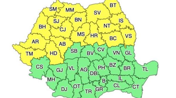 alerta meteo de cod galben de averse grindina vijelii prognoza speciala pentru bucuresti 13 mai