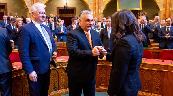 katalin novak a fost investita in functie prima femeie devenita presedinte al ungariei sustine valorile crestine si natalitatea foto