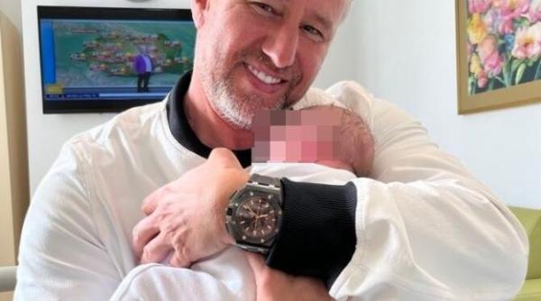 laurentiu reghecampf din nou tata s a nascut liam fratiorul vostru va iubeste tata