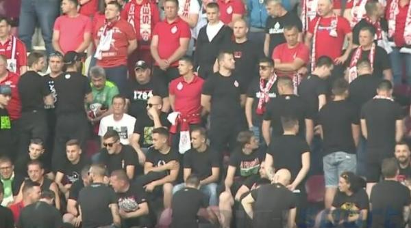 sepsi a castigat cupa romaniei unii fani s au intors cu spatele la intonarea imnului si au strigat ungaria ungaria