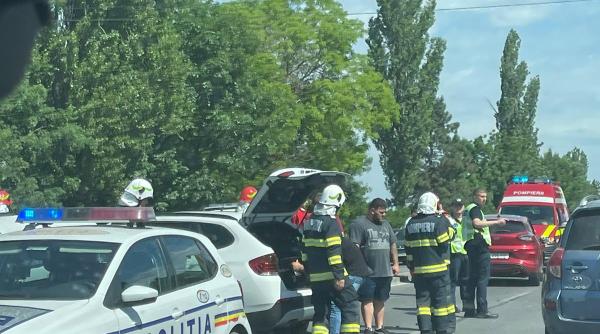accident grav pe dn1 traficul se desfasoara in conditii grele