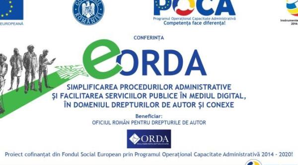 comunicat de presa eorda simplificarea procedurilor administrative si facilitarea serviciilor publice in mediul digital in domeniul drepturilor de autor si conexe
