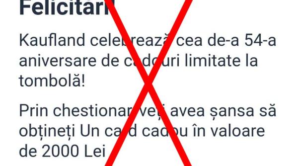 oferta kaufland falsa ai completat si tu acest chestionar online ai fost pacalit nu accesati aceste link uri