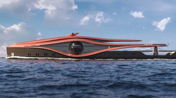 yahtul ochi de sticla noua fita in materie de design naval se crede ca atrage energie precum gaurile negre din spatiu