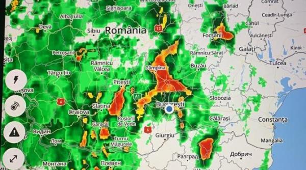 harta meteo iata cele mai afectate zone de furtuni dupa ora 24 00