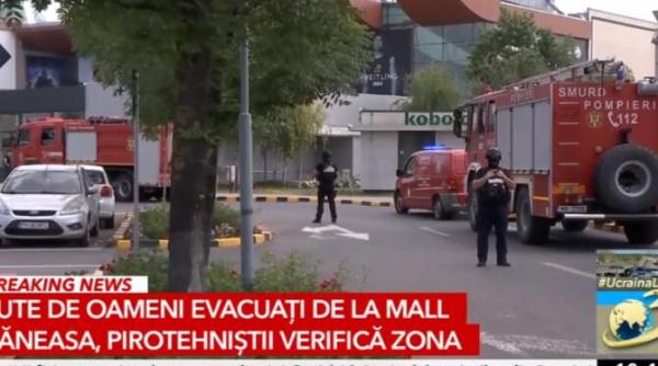 alerta cu bomba in centrul comercial baneasa o persoana a sesizat un dispozitiv periculos