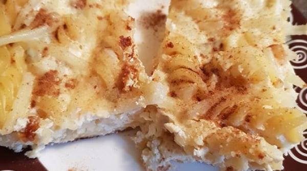 budinca de macaroane cu branza reteta absolut delicioasa