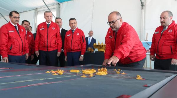 turcia a lansat exploatarea de gaze naturale din marea neagra