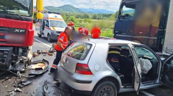 carambol cu 5 masini pe dn1 dupa ce o soferita a intrat pe contrasens