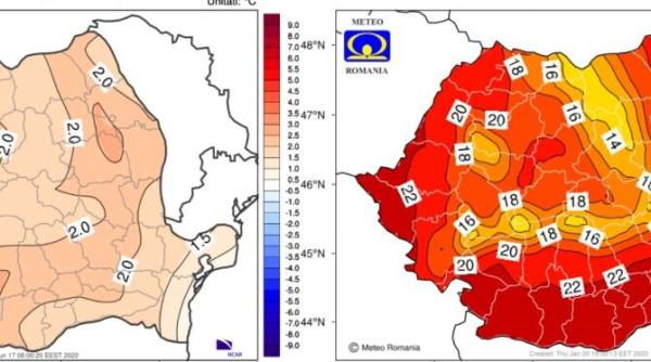 anm prognoza meteo vremea pentru urmatoarea luna